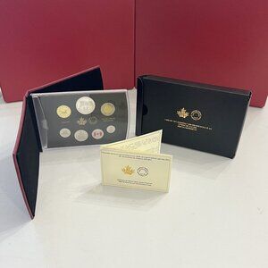 2015 The Canadian Flag 50th Anniversary Special Edition Silver Dollar Proof Set!